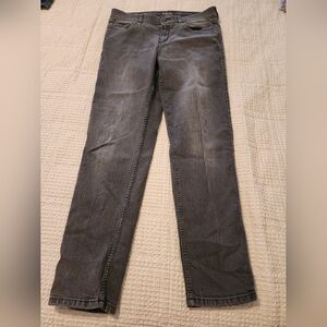 Rafaella Weekend Slimming Women's Stretch Straight Leg Gray Jeans Size 14